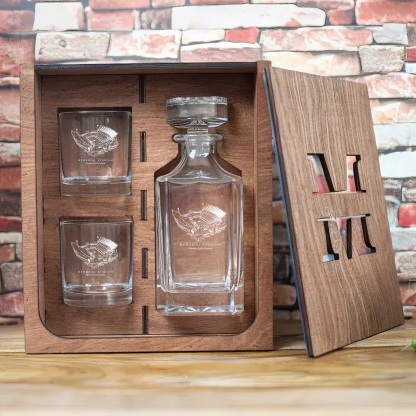 Memorial Stadium (Clemson) Whiskey Set 
