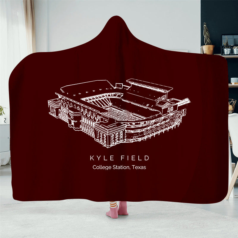 Kyle Field - College Football Stadium Hat Blanket