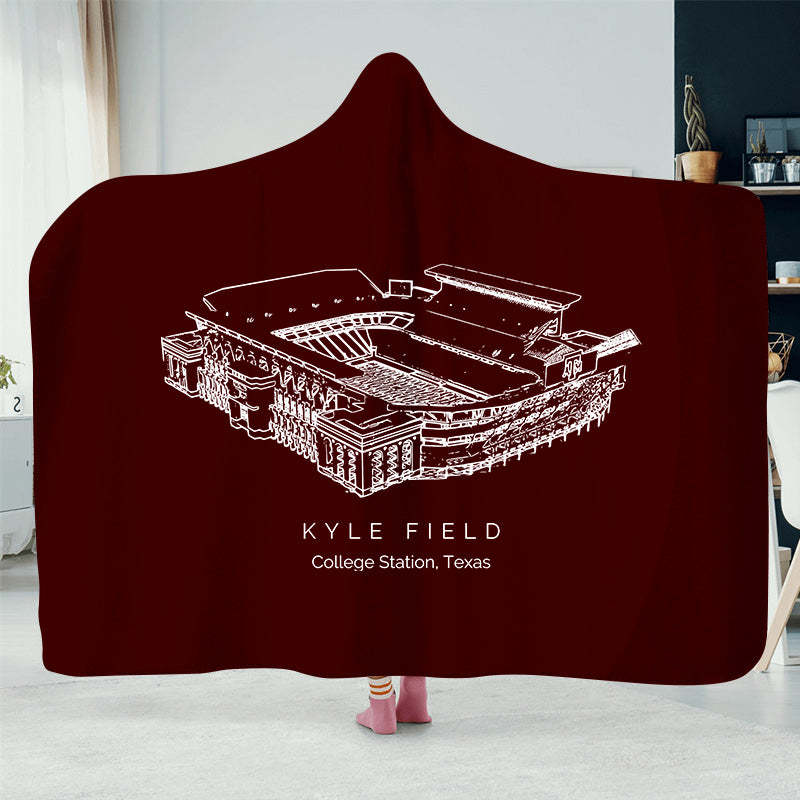 Kyle Field - College Football Stadium Hat Blanket