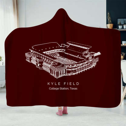 Kyle Field - College Football Stadium Hat Blanket