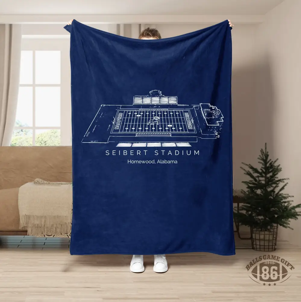 Seibert Stadium - Samford Bulldogs football,College Football Blanket