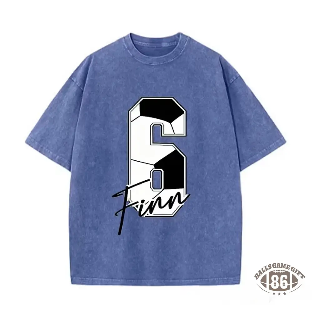 Custom Soccer Name & Number Tee