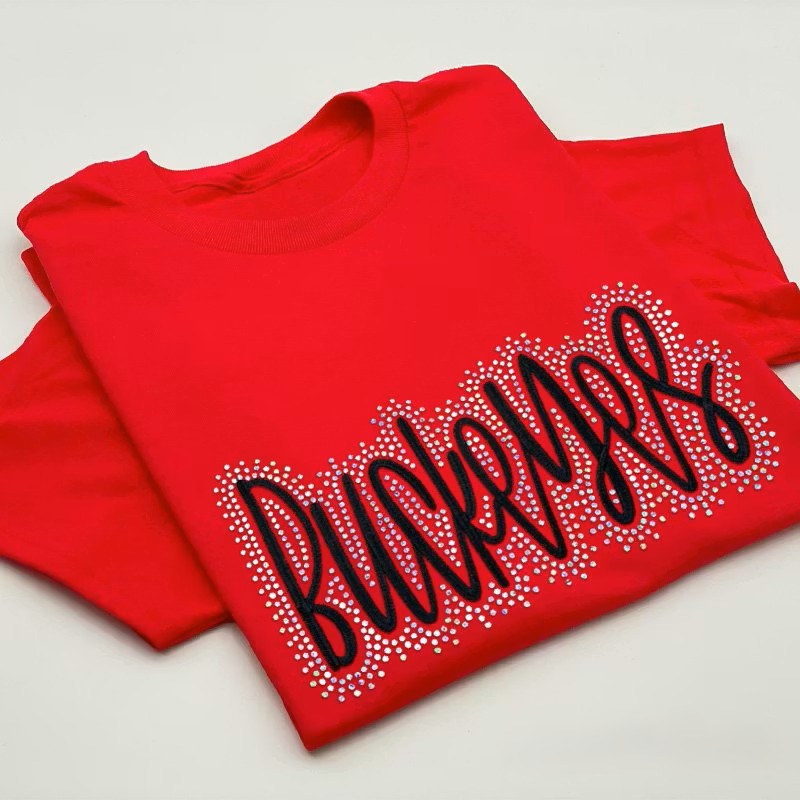 Custom Team Name Lions Embroidered & Bling Sweatshirt T-shirt Hoodie