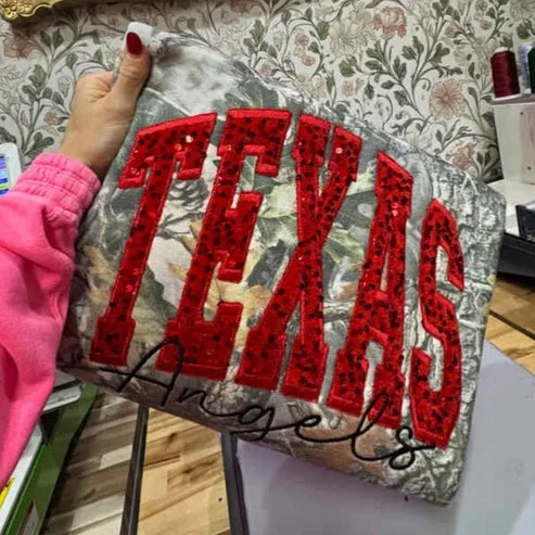 Personalized Vintage Wash Style Sequin Glitter Letters Name or Team Sweatshirt ,T-shirt