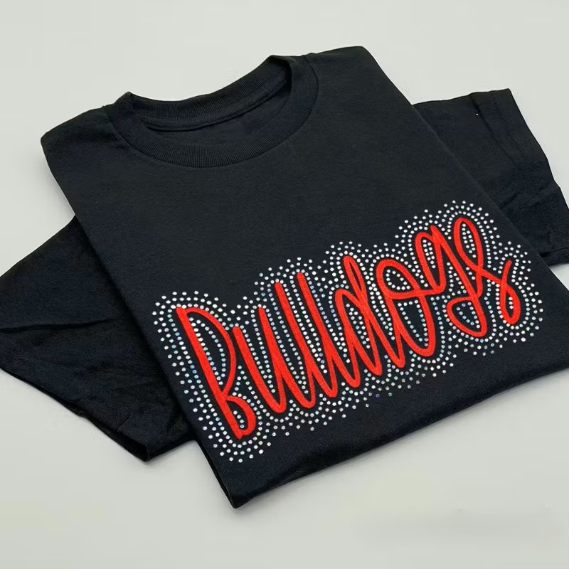 Custom Team Name Lions Embroidered & Bling Sweatshirt T-shirt Hoodie