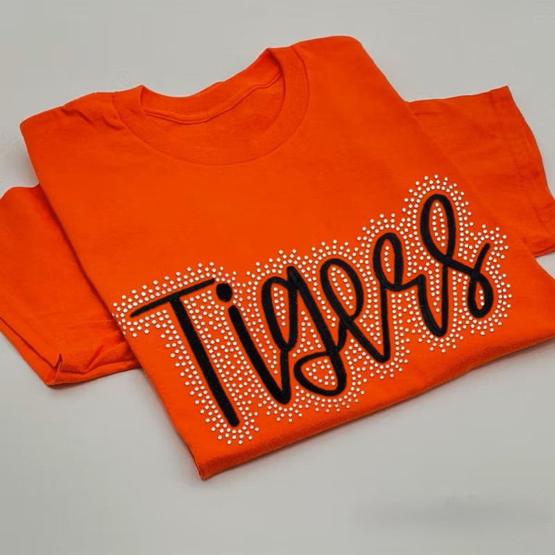 Custom Team Name Lions Embroidered & Bling Sweatshirt T-shirt Hoodie