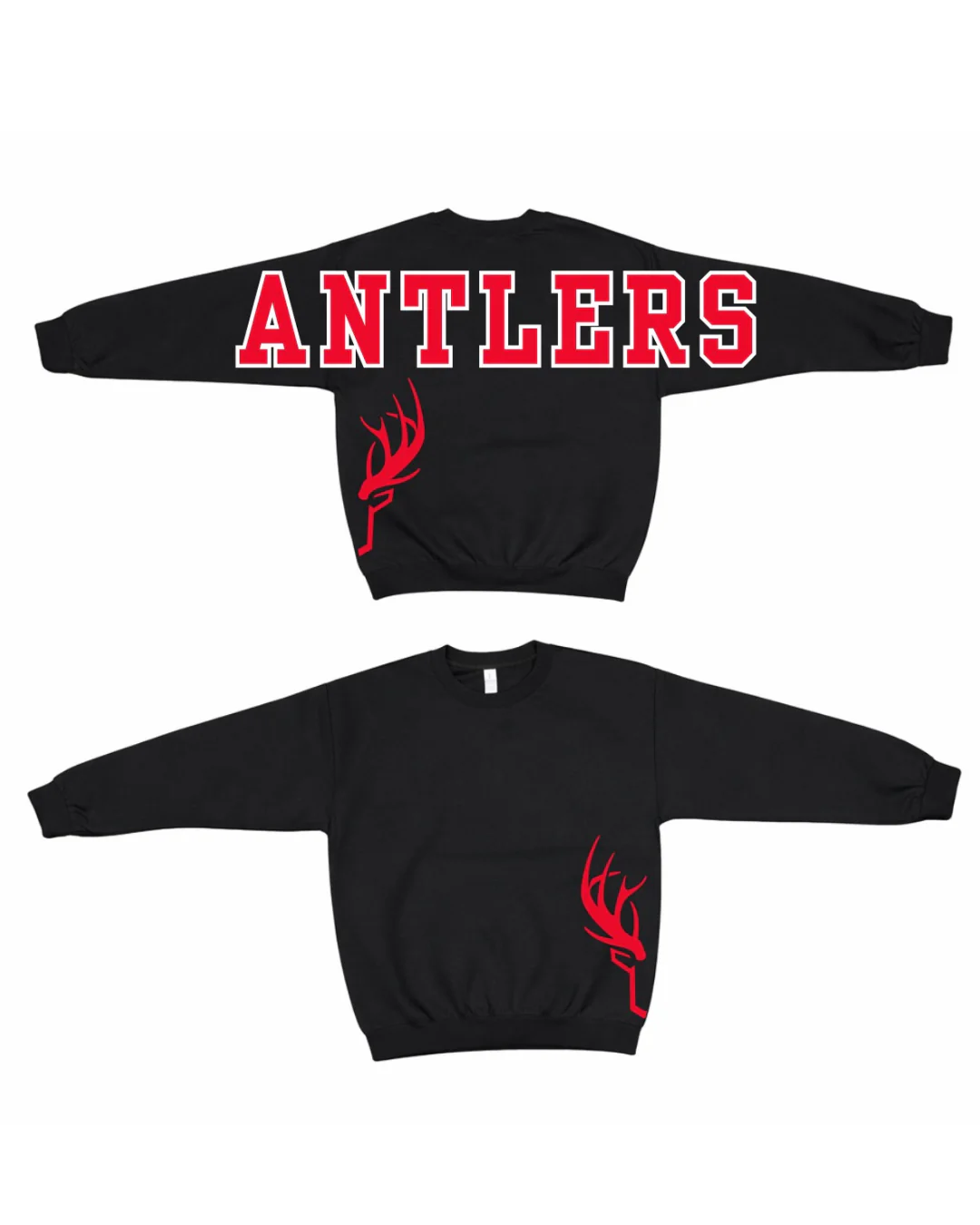 Retro Varsity Crewneck Sweatshirt, Vintage School Spirit Pullover, Oversized Casual Top