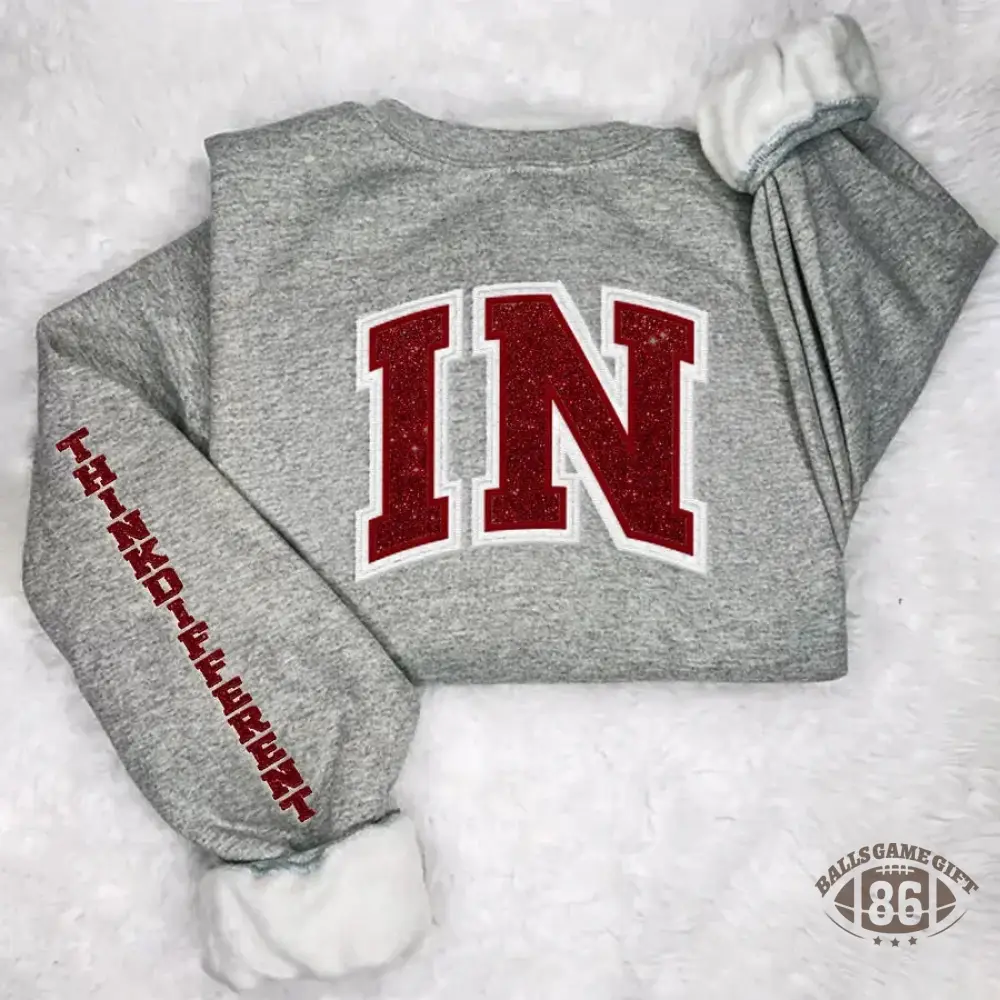 Custom Team Glitter Embroidered Sweatshirt Hoodie T-shirt