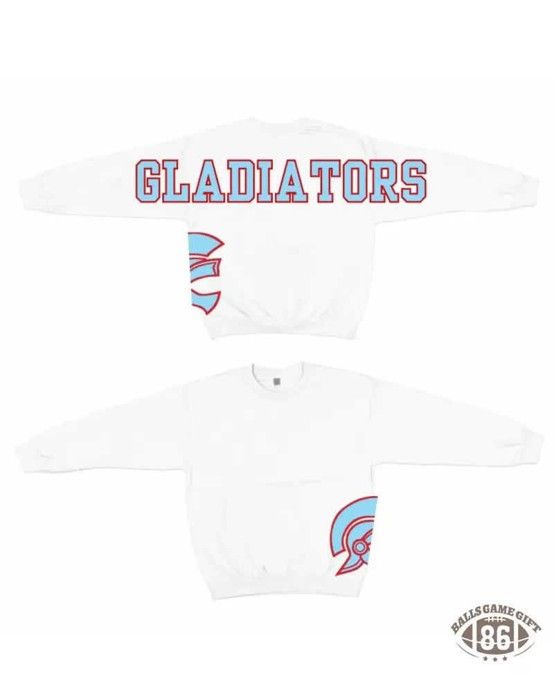 Retro Varsity Crewneck Sweatshirt, Vintage School Spirit Pullover, Oversized Casual Top