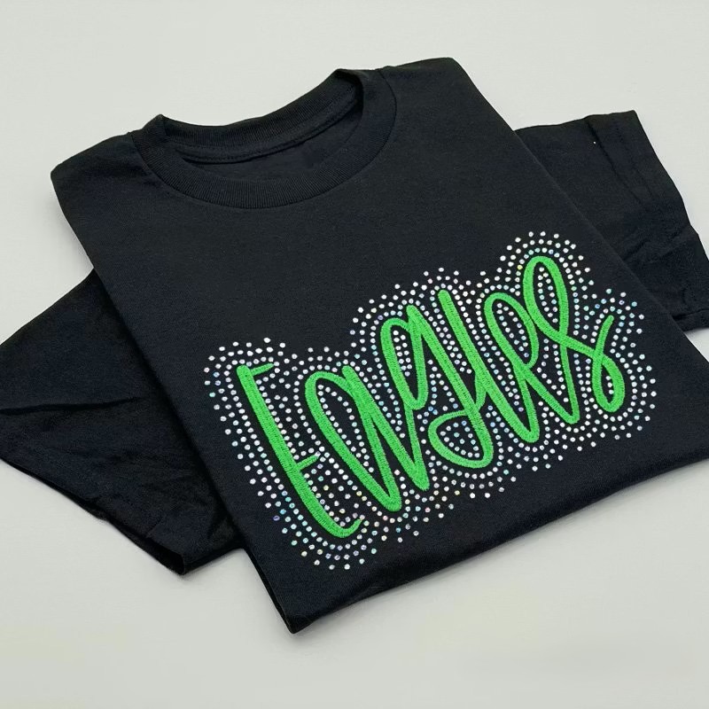 Custom Team Name Patriots Embroidered & Bling Sweatshirt T-shirt Hoodie
