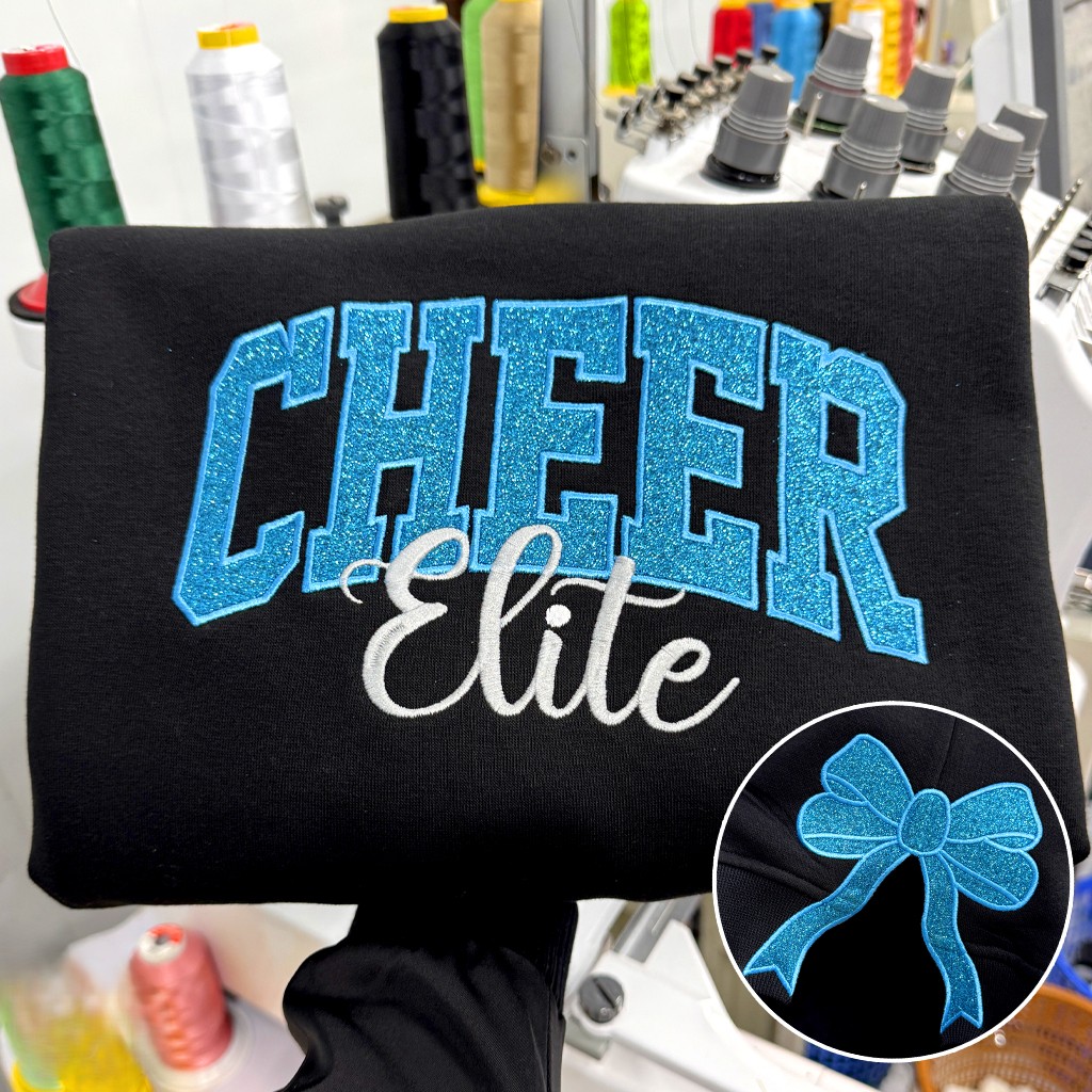 Personalized Cheer Sweatshirt with Custom Name