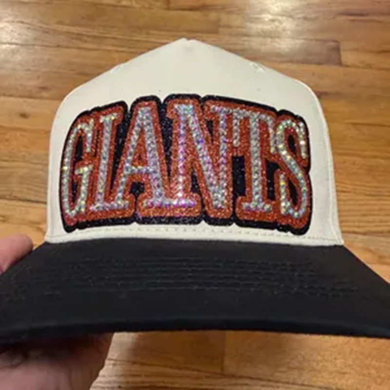 Custom Sports Mom Rhinestone Hat – Personalized Game Day Cap✨