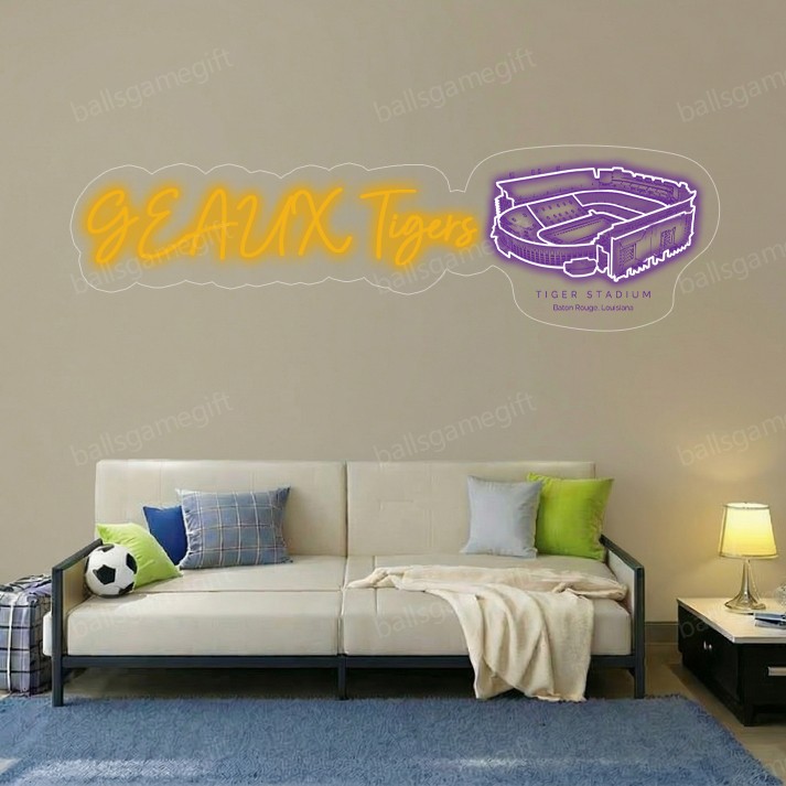 Tiger Stadium (LSU) LED Neon Light