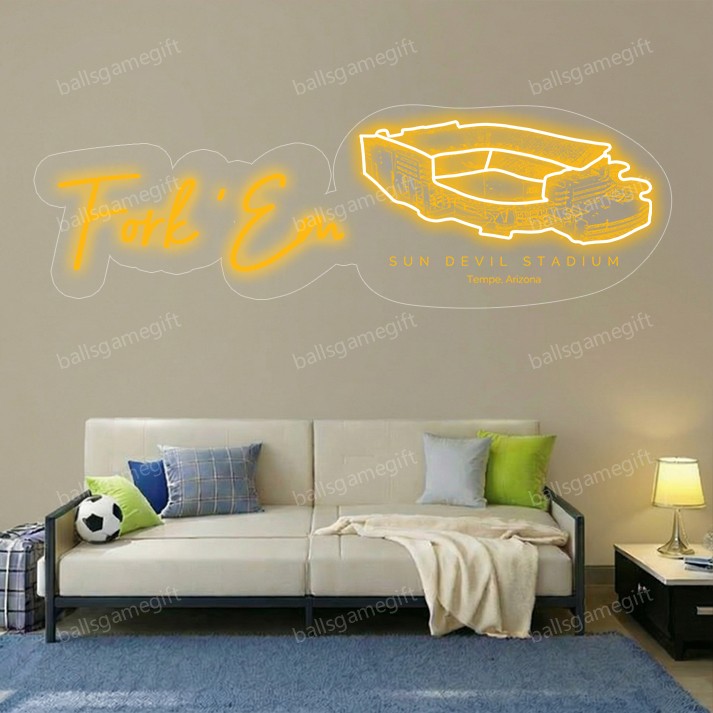 Mountain America Stadium LED Neon Light