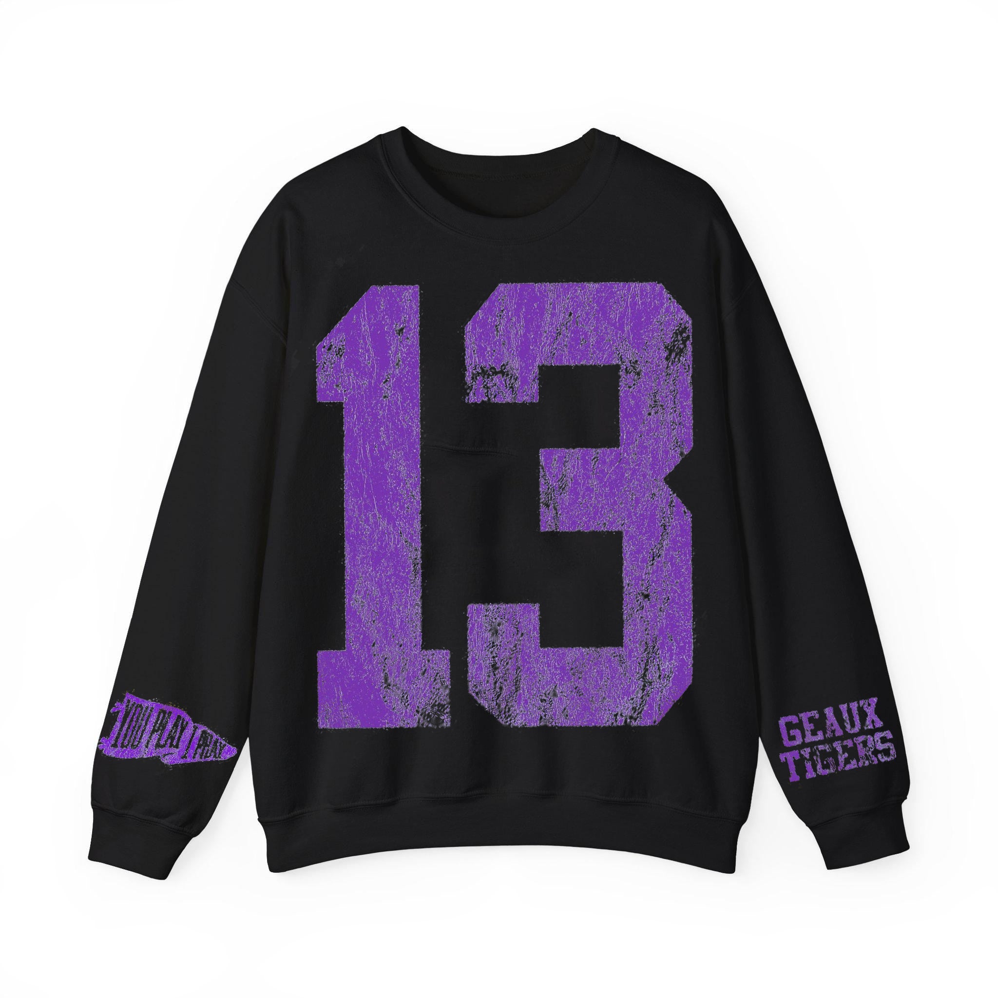 Custom Vintage Varsity Number or Letter Sweatshirt | Personalized Print Team Birthday or City Hoodie | Gifts for Sports Mom