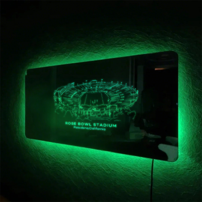 Rose Bowl Stadium Mirror Light-Gifts For Sports Lovers、UCLA Bruins、Los Angeles Rams、Pasadena California