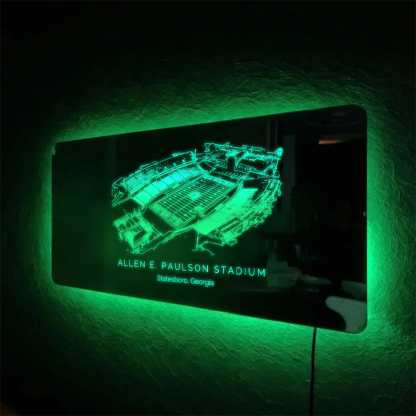 Allen E. Paulson Stadium Mirror Light-Gifts For Sports Lovers、Georgia Southern Eagles