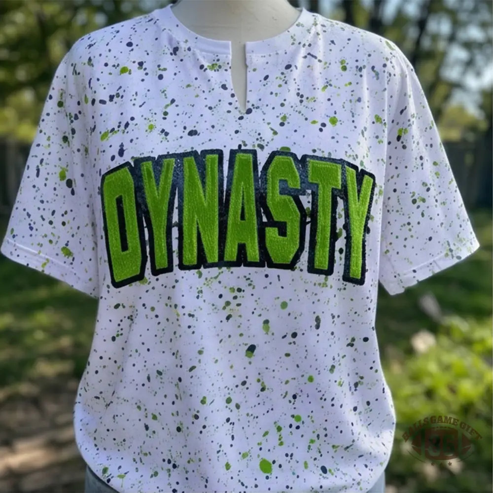 Custom Handmade Dot Mascot shirt Custom Sequin Embroidery Team Name Sweatshirt