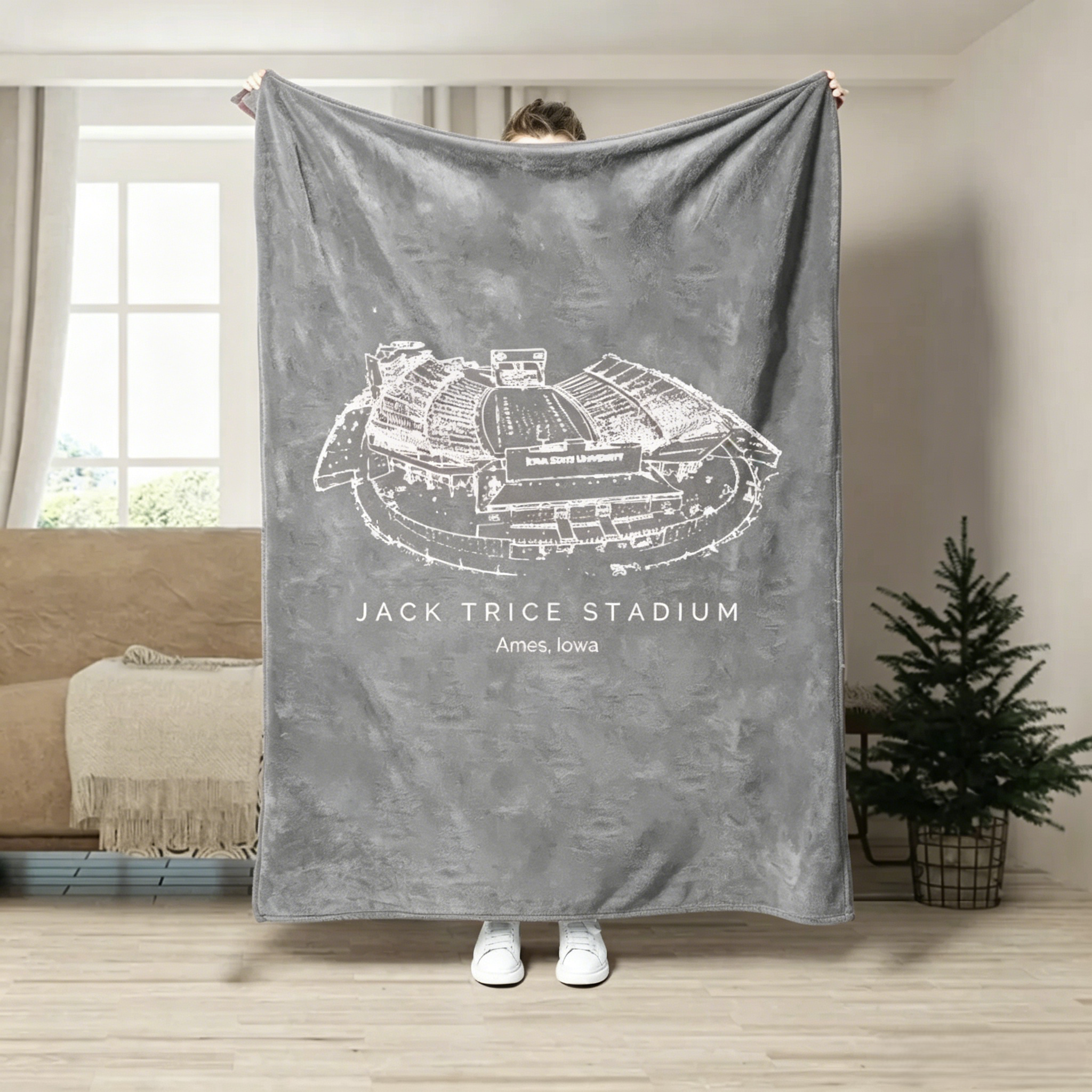 Jack Trice Stadium - College Football Blanket