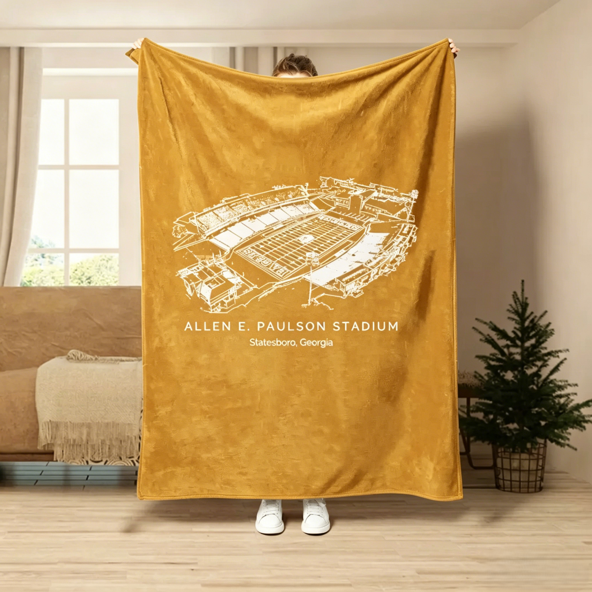 Allen E. Paulson Stadium -  College Football Stadium Blanket