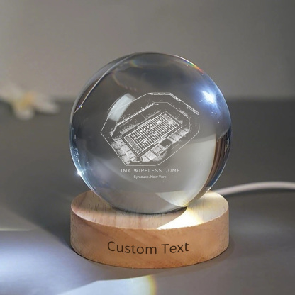 JMA Wireless Dome Stadium 3D Spherical Crystal Ball Lamp