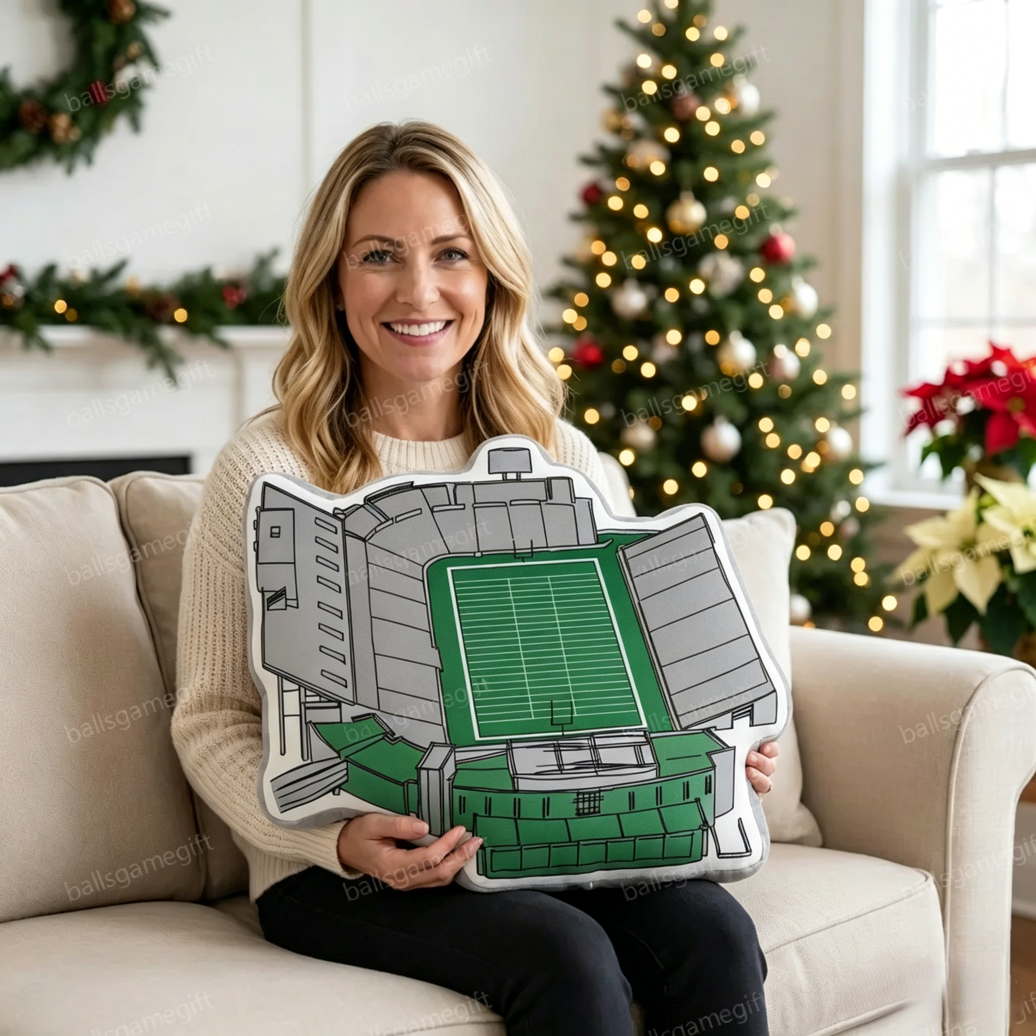 Michie Stadium Plush Pillow
