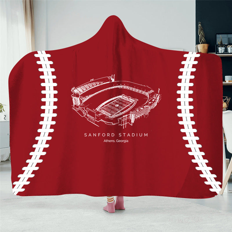 Sanford Stadium -College Football Hat Blanket