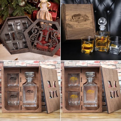 Kidd Brewer Stadium - Appalachian State Mountaineers Whiskey Set 