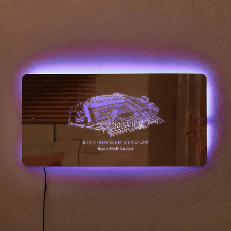 Kidd Brewer Stadium Mirror Light-Gifts For Sports Lovers