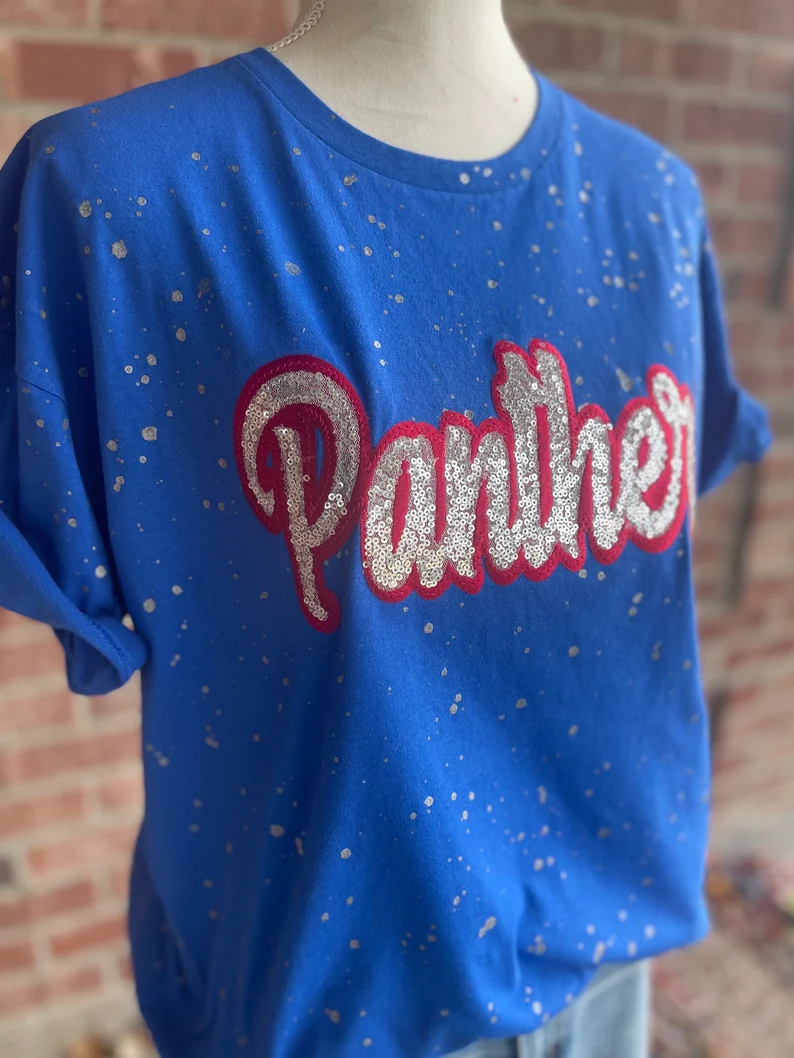 ✨ Sparkle Game Day T-Shirt – Personalized Team Spirit Tee