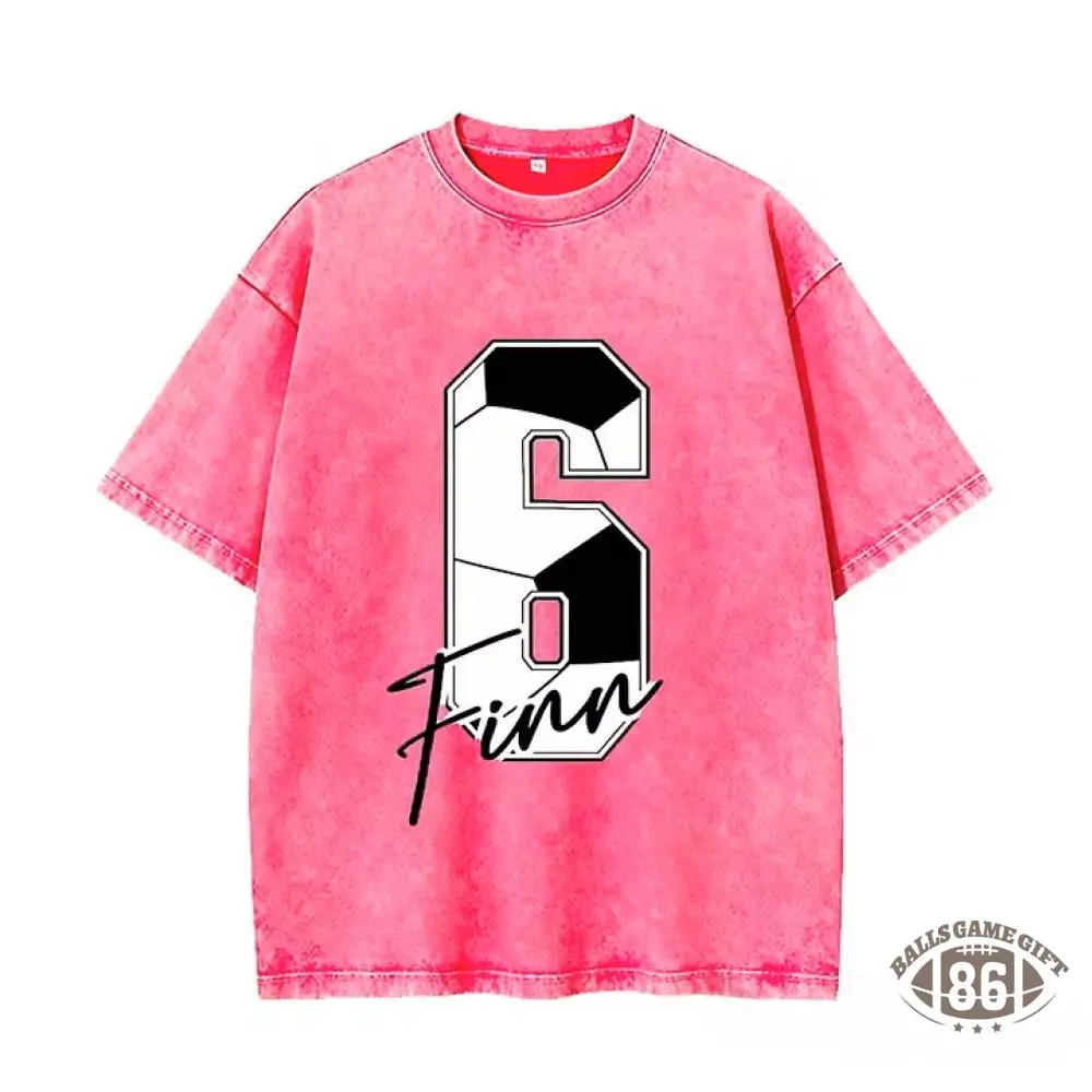 Custom Soccer Name & Number Tee