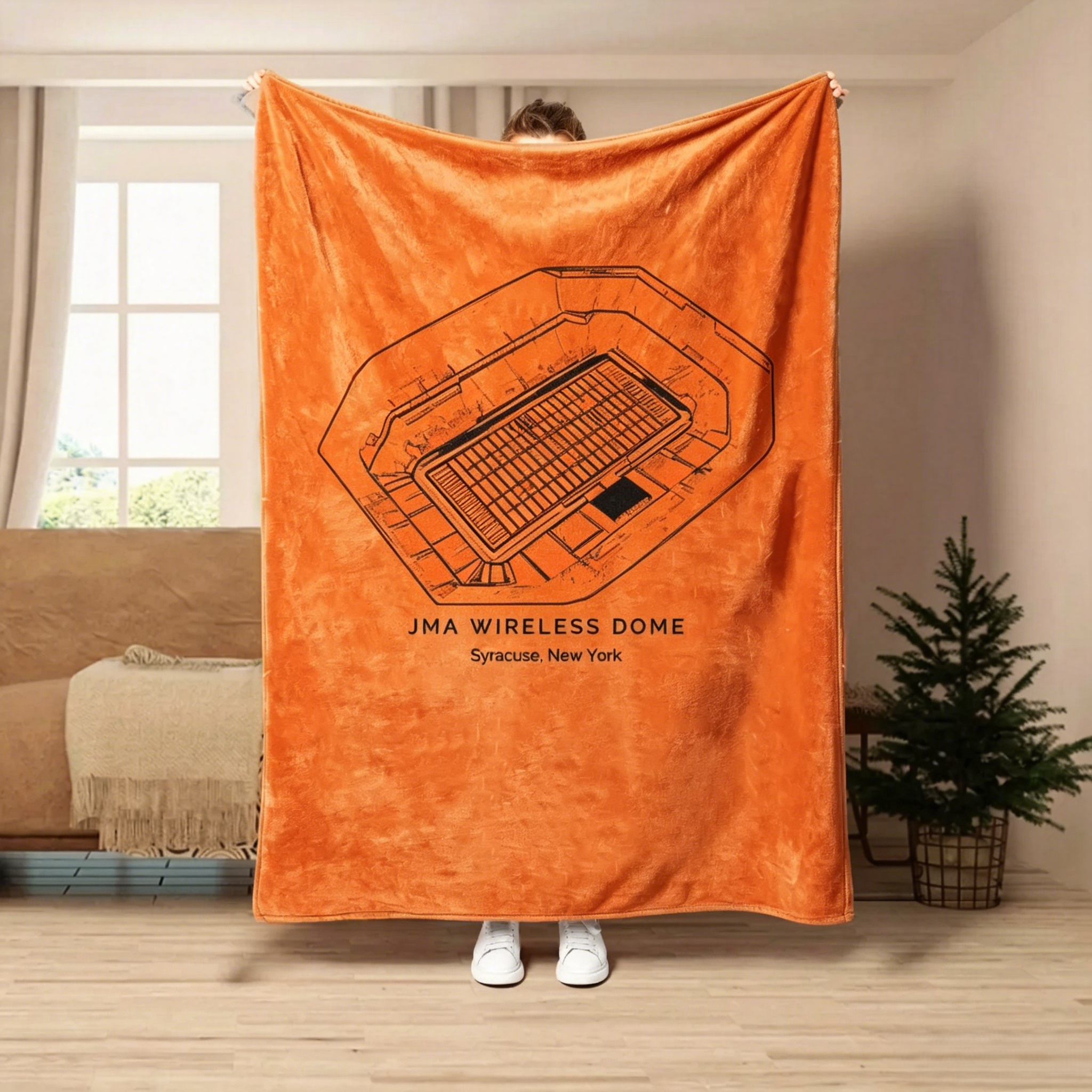 JMA Wireless Dome - College Football Stadium Blanket