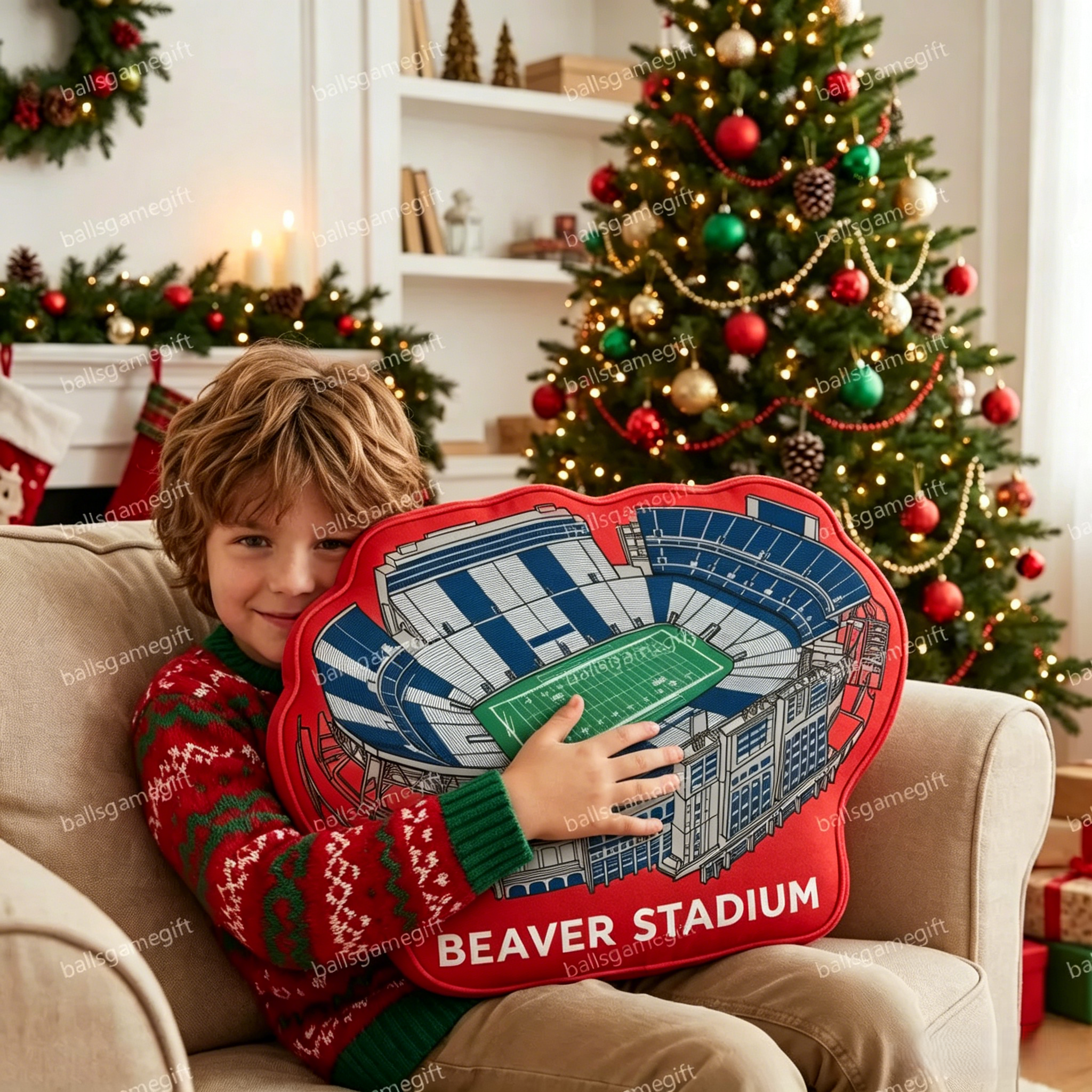 Beaver Stadium Plush Pillow
