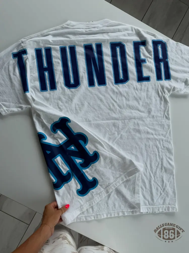 Custom Varsity Letter Side Seam Tee | Oversized Collegiate Game Day T-Shirt