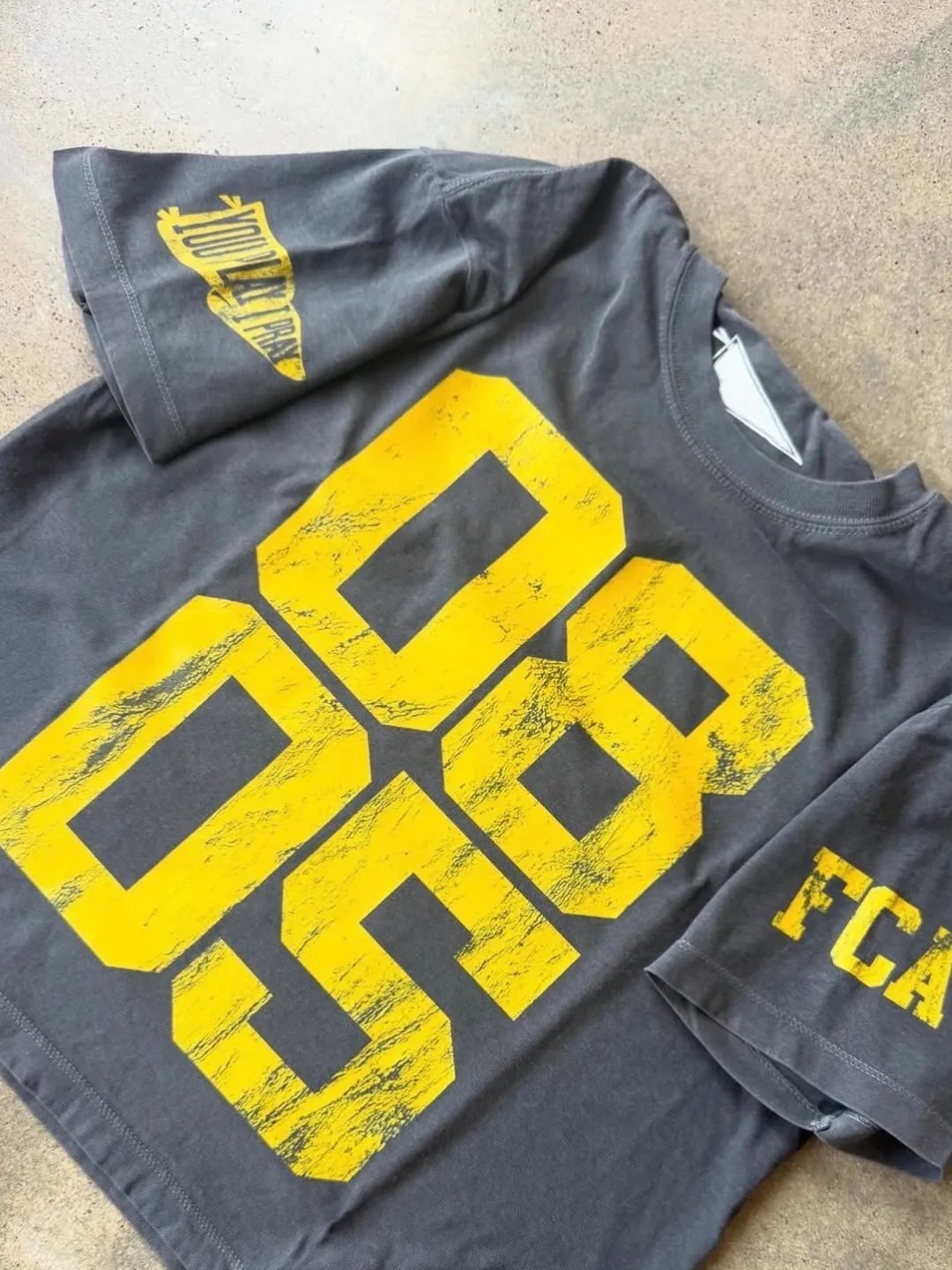 Custom Number Varsity Crop Tee - Vintage Distressed Sports T-Shirt
