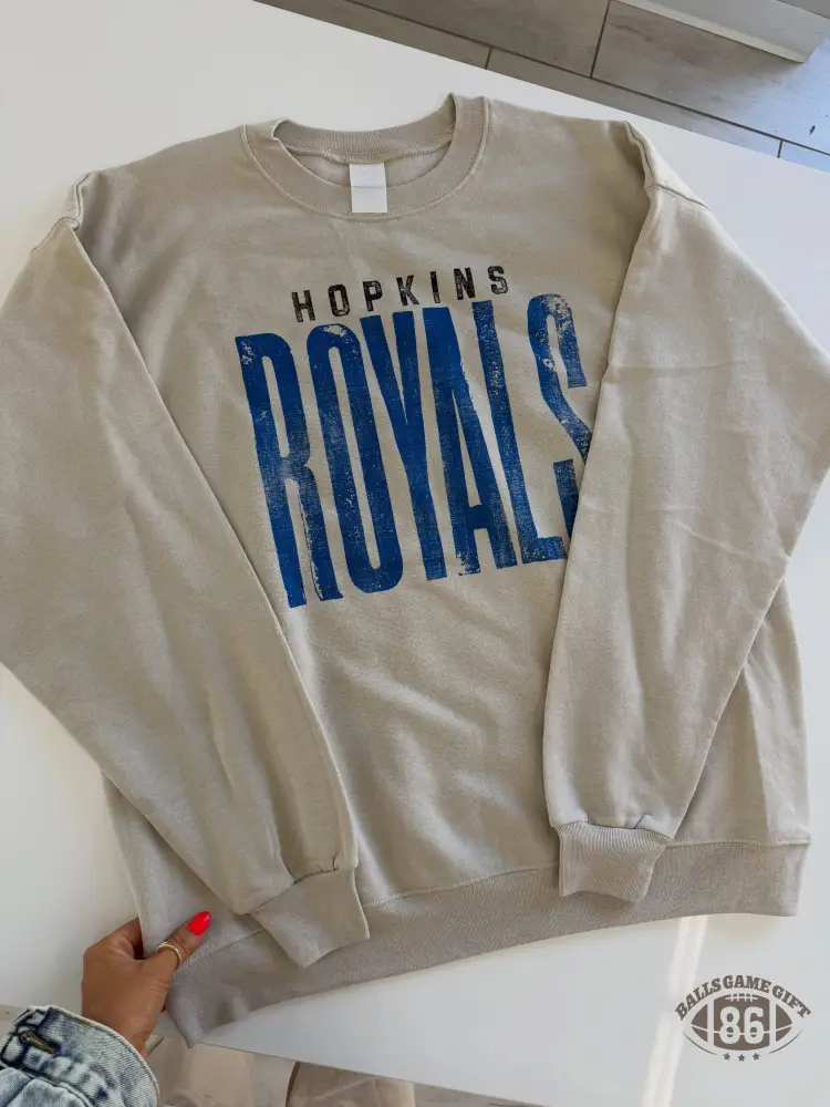 Retro Distressed Mascot Sweatshirt - Custom School Spirit T-shirt