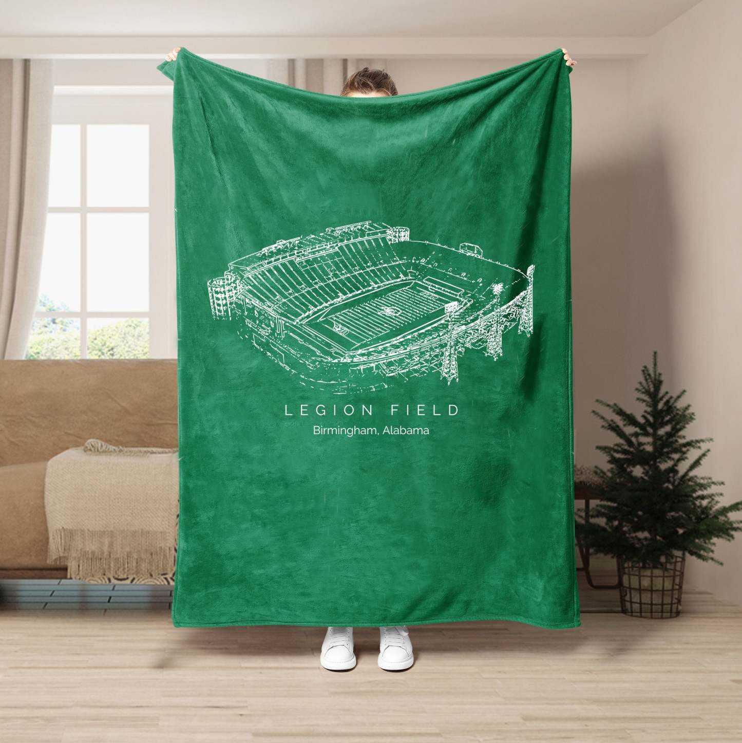 Legion Field - UAB Blazers football,College Football Stadium Blanket