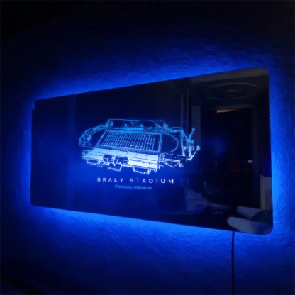 Braly Stadium Mirror Light-Gifts For Sports Lovers、University of North Alabama Lions
