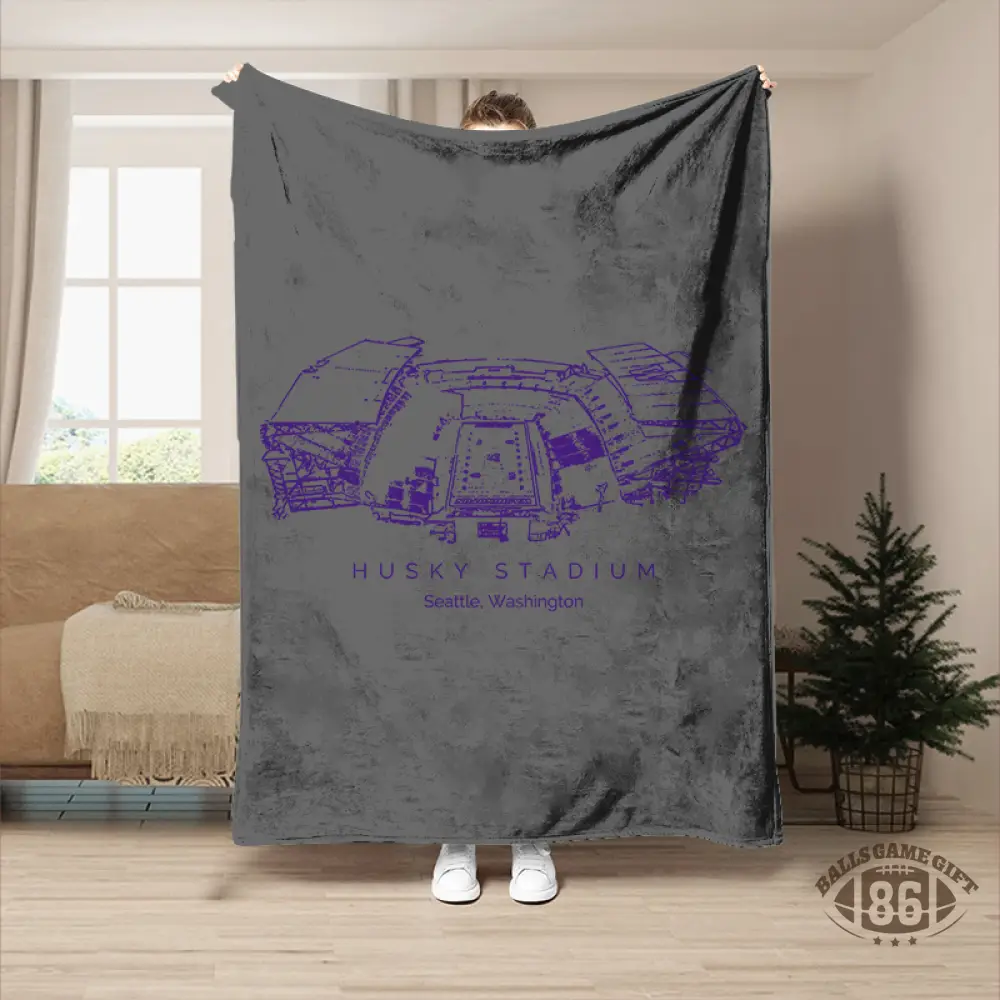 Husky Stadium - Washington Huskies football,College Football Blanket