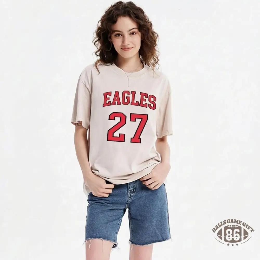 Custom Sports Number Vintage Washed T-shirt Personalized Team Jersey Style Tee