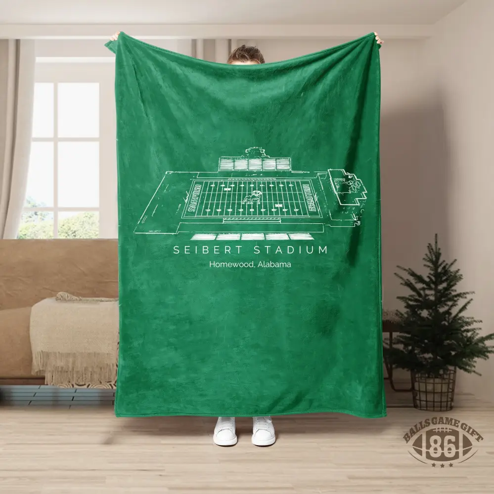 Seibert Stadium - Samford Bulldogs football,College Football Blanket