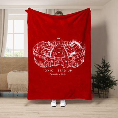 Ohio state sweatshirt blanket best sale