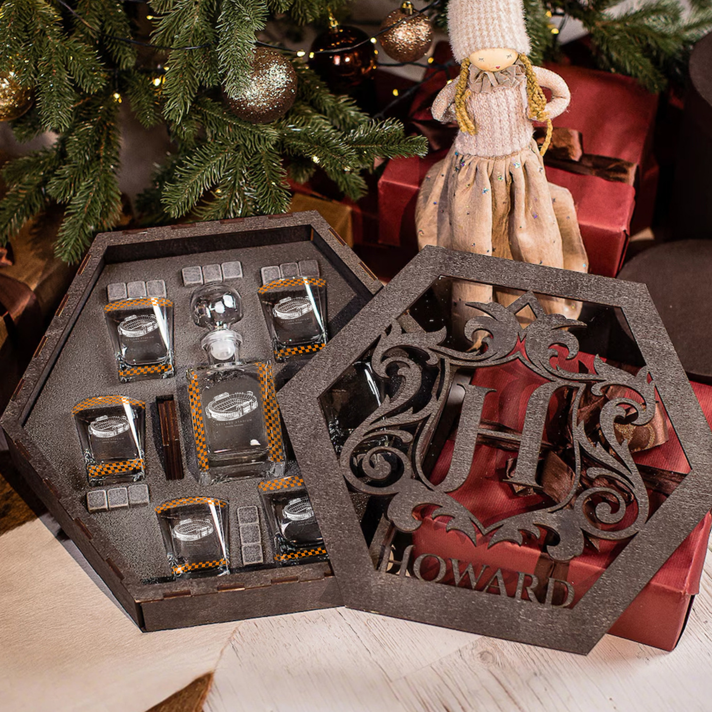 Neyland Stadium - Tennessee Volunteers Whiskey Set 