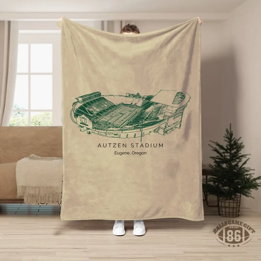 Autzen Stadium - Oregon Ducks football,College Football Blanket
