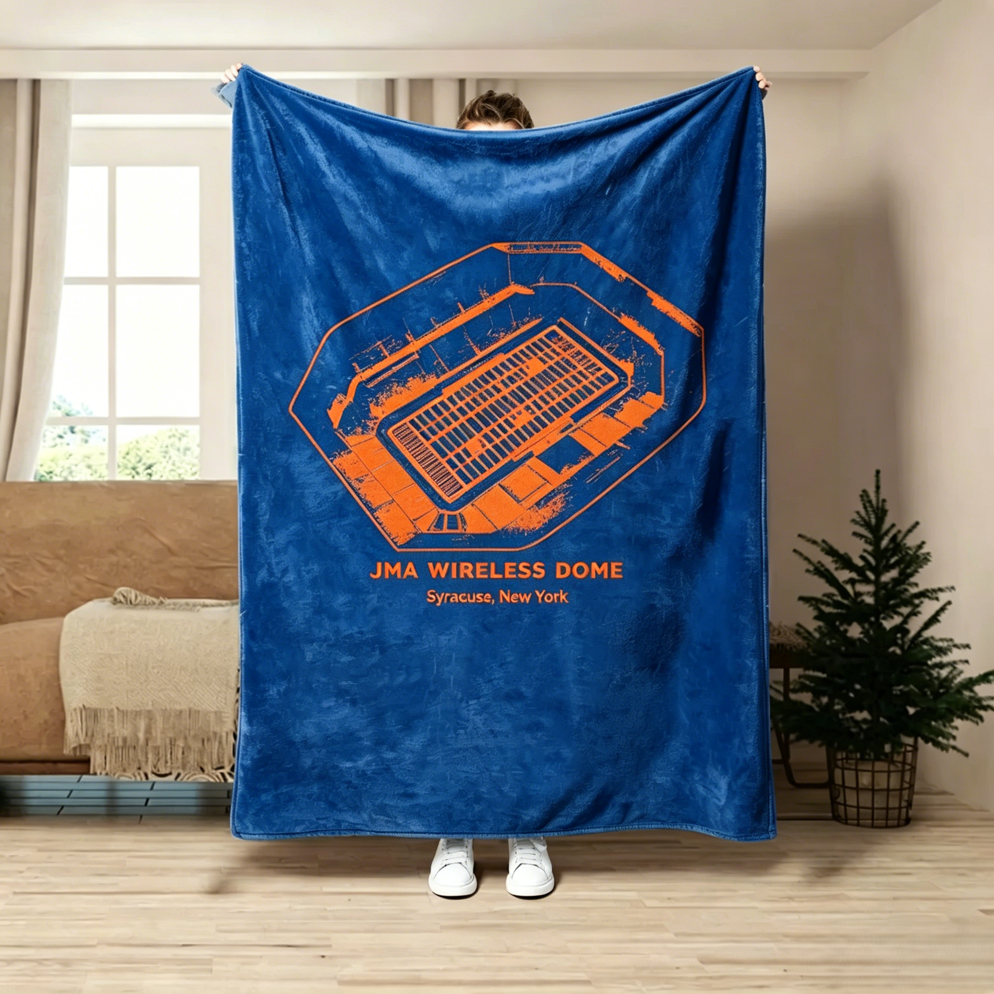 JMA Wireless Dome - College Football Stadium Blanket