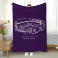 Tiger Stadium (LSU) - LSU Tigers football, College Football Blanket