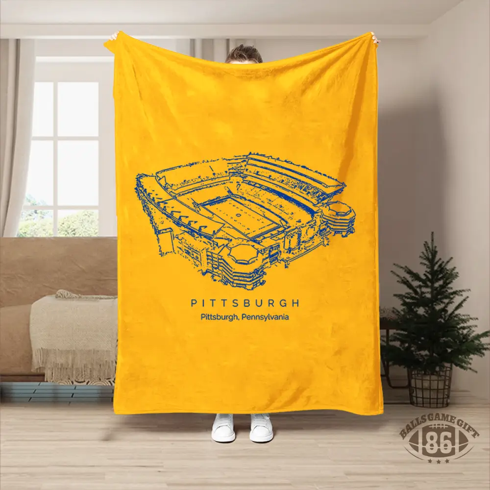 Acrisure Stadium - Pittsburgh Panthers football,College Football Blanket