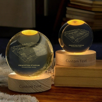 Princeton Stadium 3D Spherical Crystal Ball Lamp