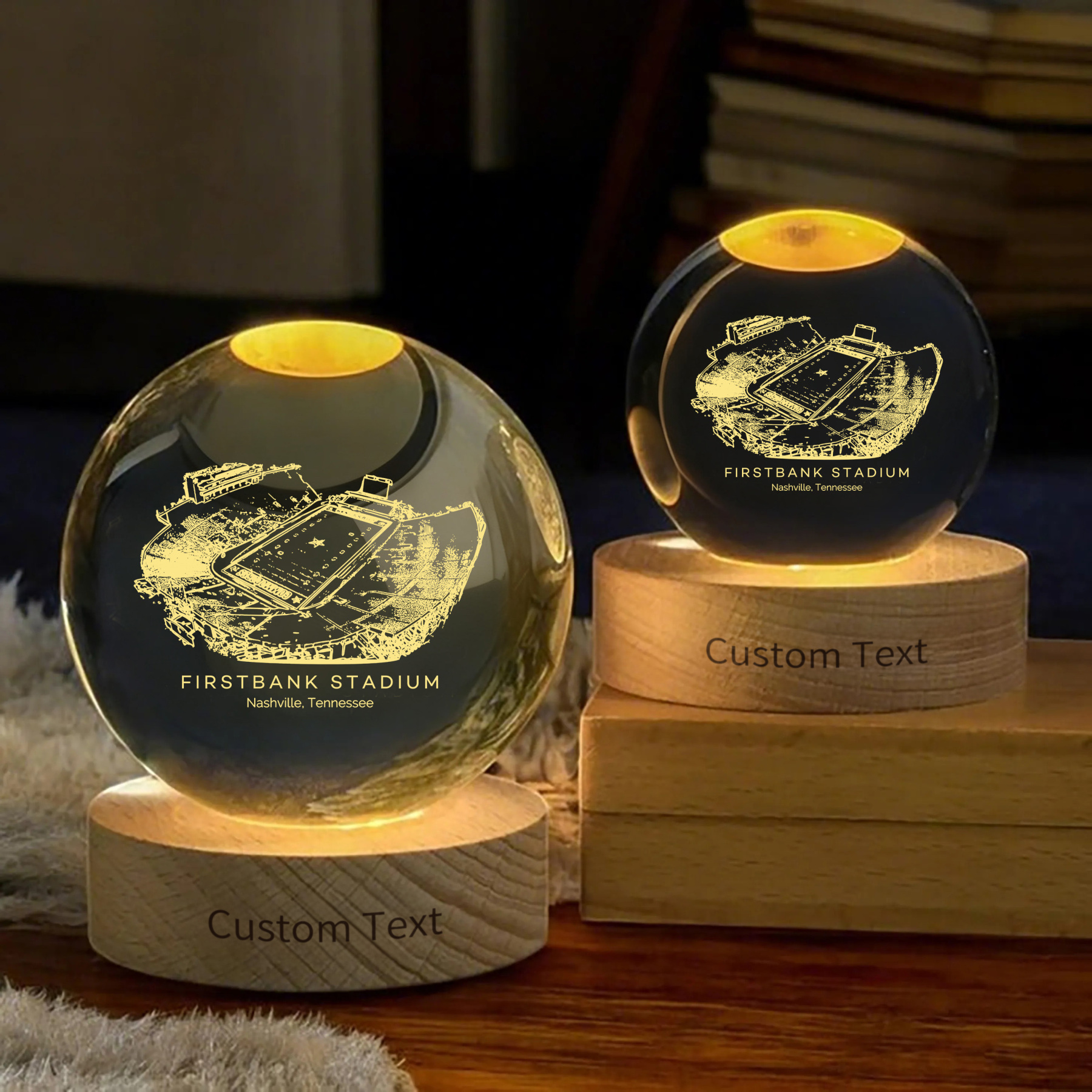 FirstBank Stadium 3D Spherical Crystal Ball Lamp