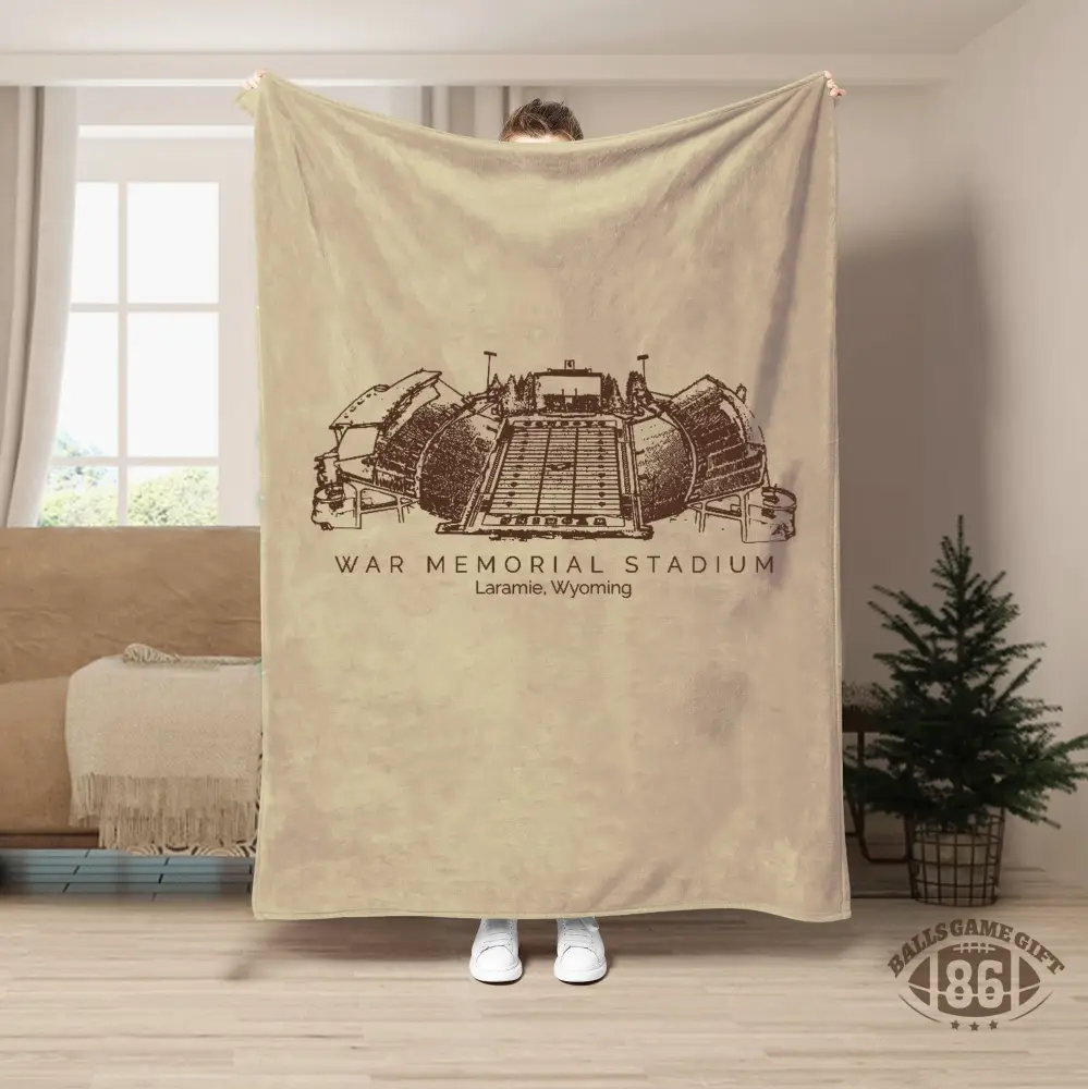 War Memorial Stadium - Wyoming Cowboys football,College Football Blanket